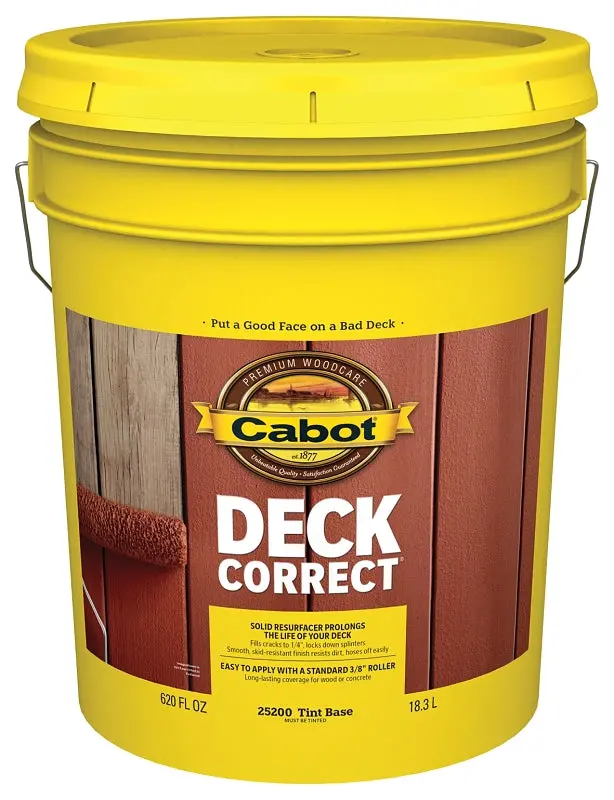 Deck Correct Liquid Deck Coating – 5-Gallon Coverage For Weatherproofing And Restoration 1