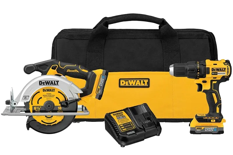 Dewalt Dck239E2 20V Max Xr Combo Kit – Includes Two Powerstack Batteries & Charger 1