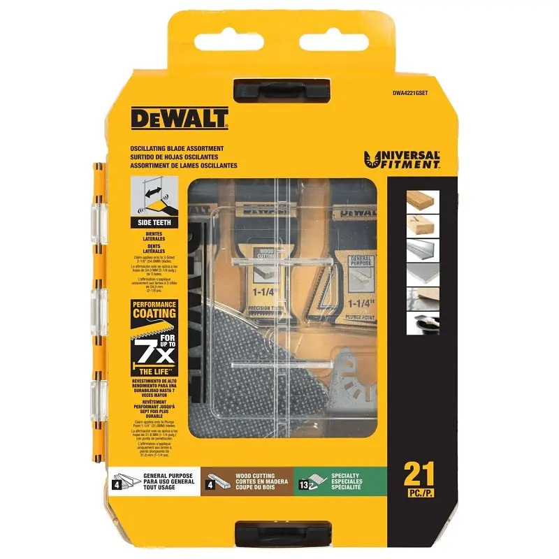 Dewalt Dwa4221Gset Bi-Metal Oscillating Multi-Tool Blade Set – General Purpose 1