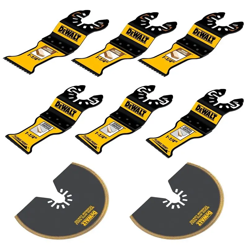 Dewalt Dwa428Set Bi-Metal Oscillating Multi-Tool Blade Set – Precision-Cut Variety Pack 1