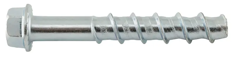 Dewalt Screw-Bolt+ Pfm1411240 Heavy-Duty Screw Anchor – 3/8" X 3" Zinc-Coated Carbon Steel 1