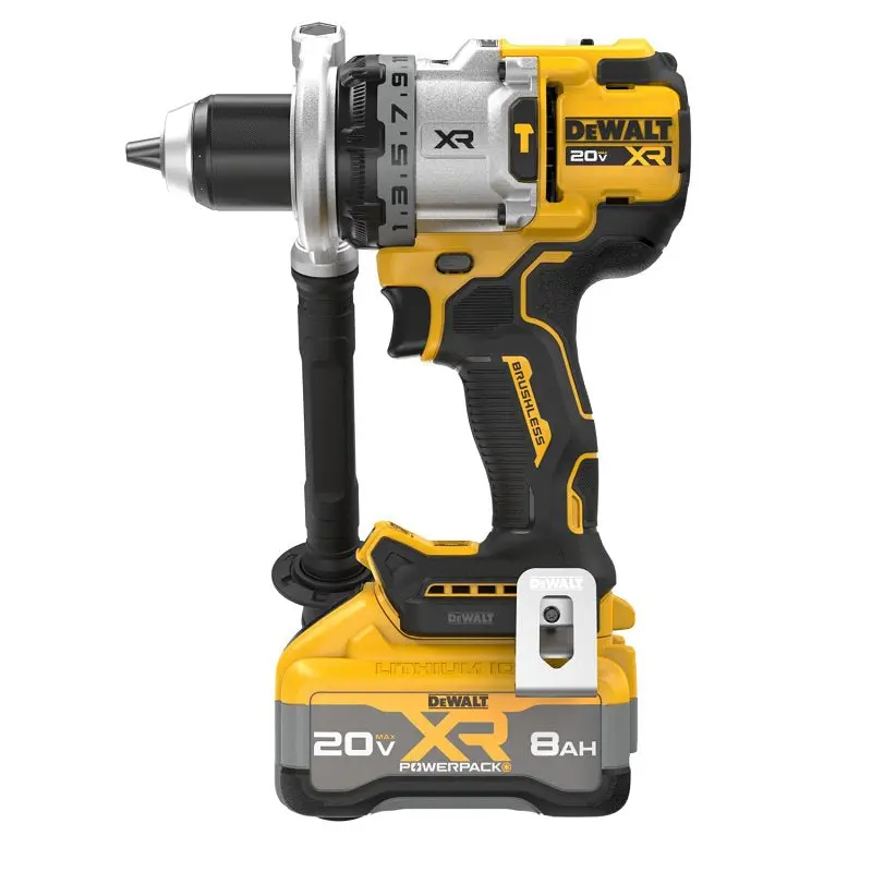 Dewalt Xr Dcd1007Ww1 20V Max Hammer Drill Kit With 8Ah Battery And Ratcheting 1/2" Chuck 1