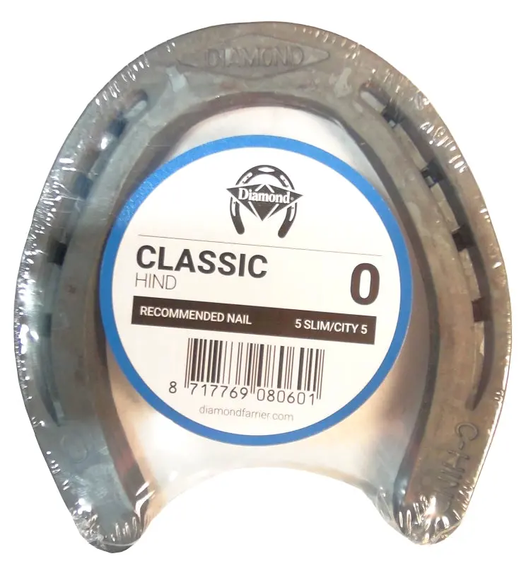 Diamond Farrier 0Hindpr Steel Hind Hoof Shoe – 1/4 In Thickness, Standard Fit 1