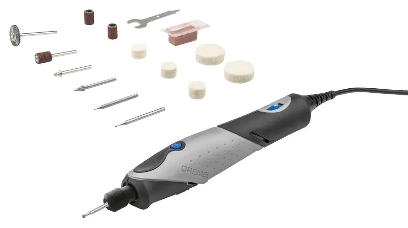 Dremel 2050-15 2-Speed Craft Rotary Tool – 5000–22,000 Rpm, Keyed Chuck, 0.5A Motor 1