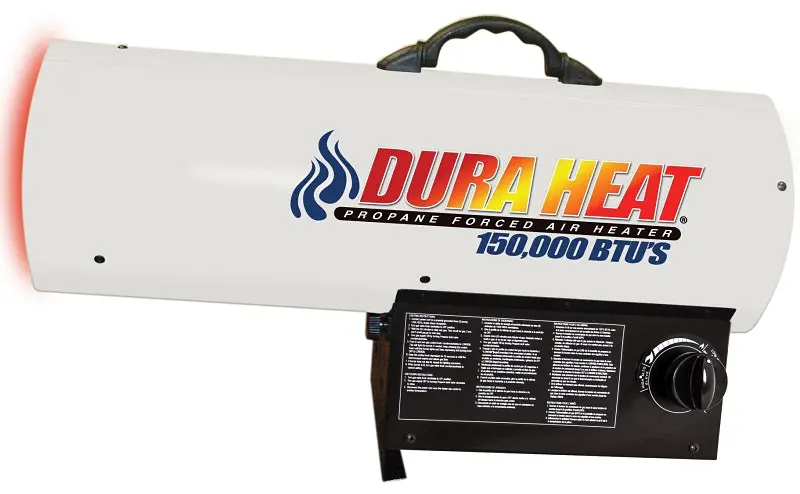 Dura Heat Gfa150A High-Efficiency Forced Air Propane Heater – 150,000 Btu, 99% Efficiency, 100-Lb Tank 1