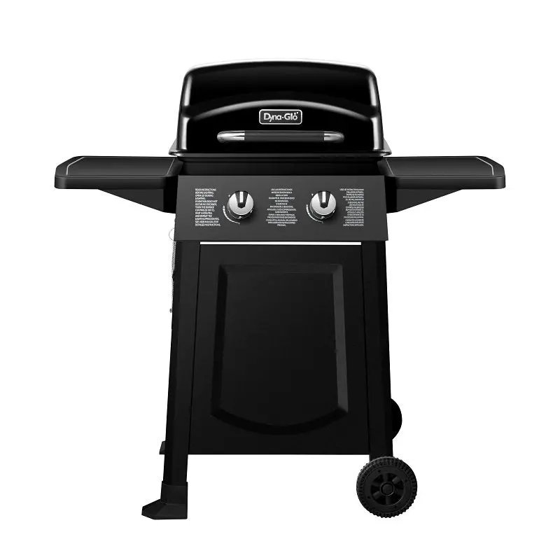Dyna-Glo Dgb300Cnp-D 2-Burner Propane Gas Grill – 20,000 Btu Output, 310-Square-Inch Primary Cooking Area, Matte Black Finish 1