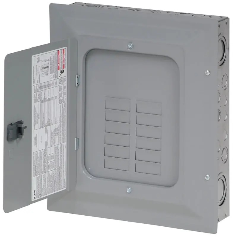 Eaton Brp12L125G 125-Amp Plug-On Neutral Load Center – 24-Circuit, 12-Space Main Lug Panel 1