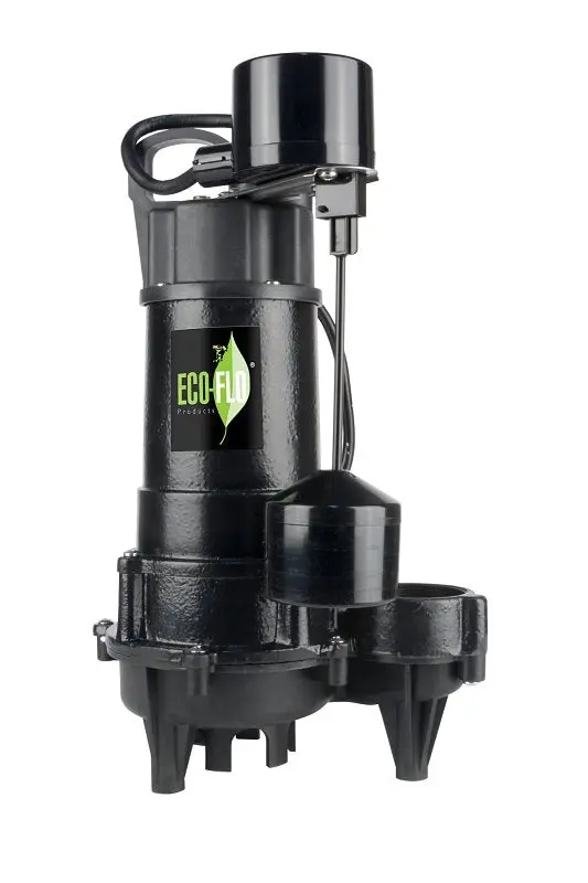 Eco-Flo Ecd75V 3/4 Hp Submersible Sump Pump – 115V, 8A, 35-Foot Max Head, 1.5-Inch Discharge 1