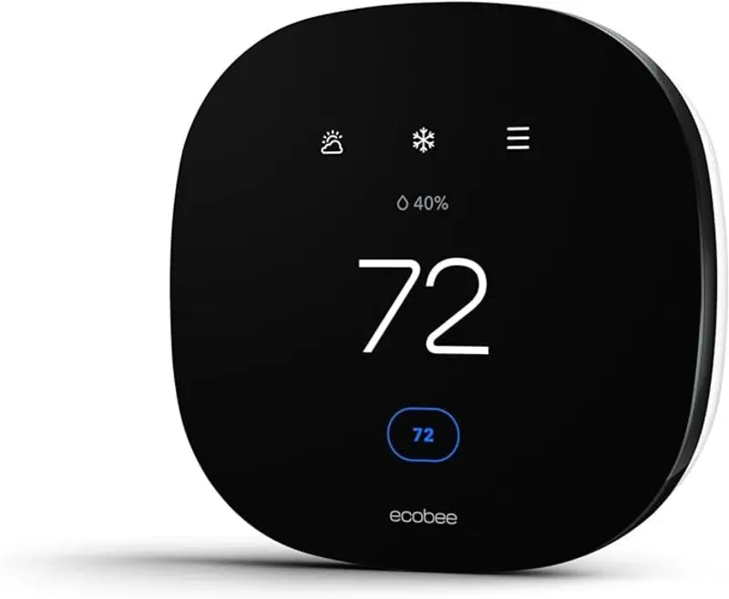 Ecobee Lite Smart Thermostat – Wi-Fi Enabled, 24V Hvac Control With Humidity & Room Sensor Support 1