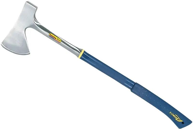 Estwing E45A Camper Axe – 26" Overall, 4" Forged Steel Cutting Edge, Durable Nylon/Vinyl Shock-Absorbing Handle 1