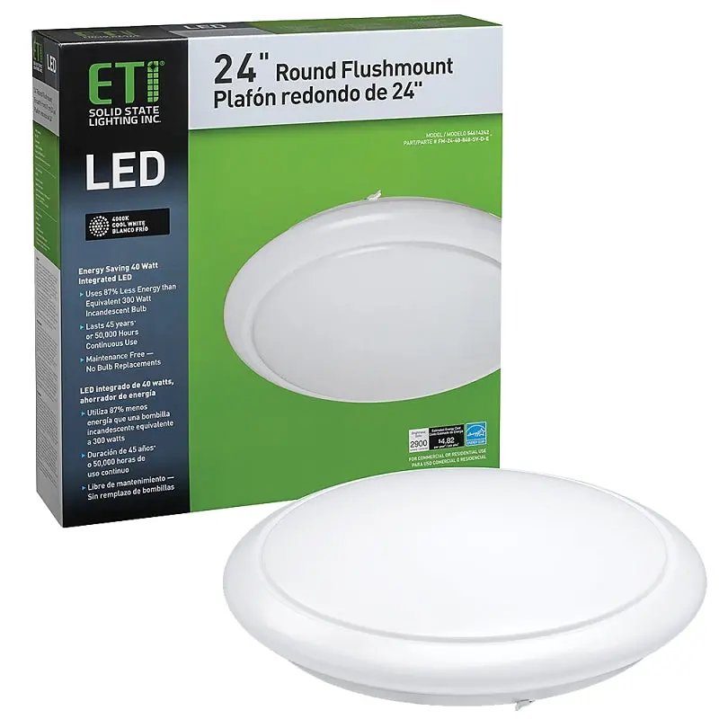 Eti 54614142 Led Light Fixture – 120V, 40W, 2900 Lumens, 4000K Cool White 1