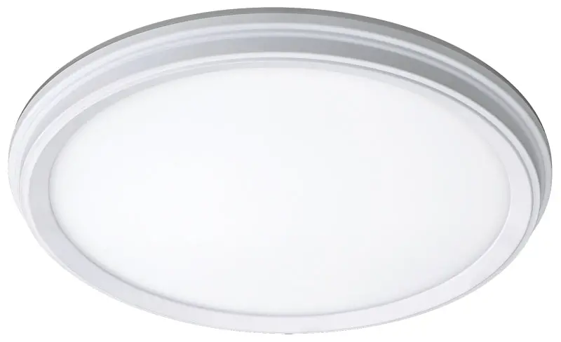 Eti 56572113 Integrated Led Flush Mount Light – White Shade, 120V, 14W, Built-In Nightlight Feature 1