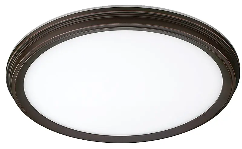 Eti Flush-Mount Led Ceiling Light – 2-Lamp, 900-Lumen Black Fixture For Recessed Installation 1