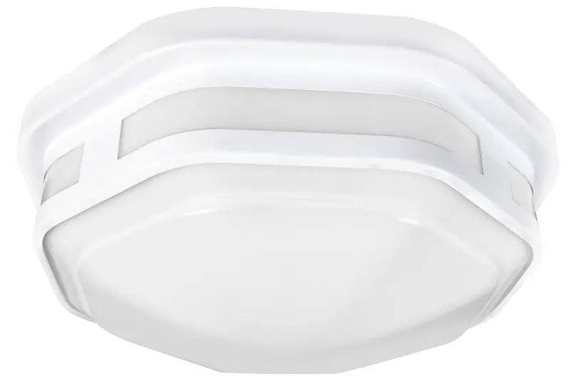 Eti Fme-10-802-Mv-N-N-W Hexagonal Led Ceiling Light – 120Vac, 830 Lumens, White Fixture 1