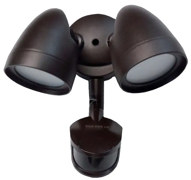 Eti Sc-2Hd-2400Lm-8-Cp3-Sv-Bz Motion-Activated Security Light – Dual Led, 600–1200 Lumens, 120Vac 1