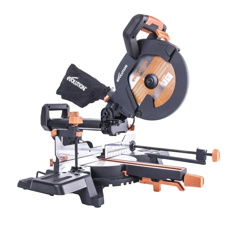 Evolution R255Sms+ Sliding Compound Miter Saw, 2000W, 255Mm Blade – Clearance 1