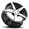 F-55 Gloss Black Alloy Wheel With Diamond-Cut Face – Stylish Oem+ Design 1