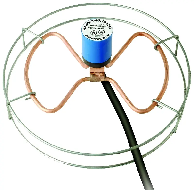 Farm Innovators 300-Gallon Tank De-Icer – Submersible Heating Element For Livestock Use 1
