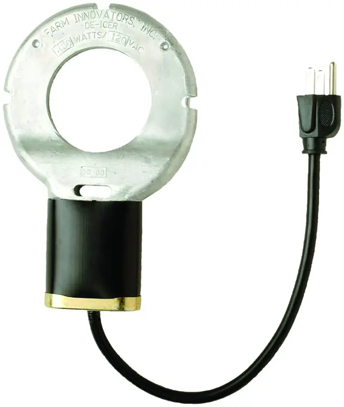Farm Innovators C-50 Electric Bird Bath Heater – Aluminum Submersible De-Icer For Year-Round Use 1