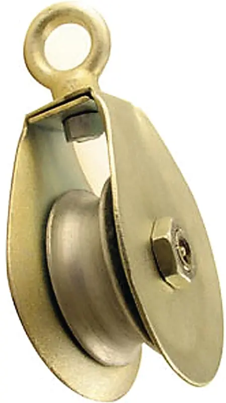Fehr Sm-2 Galvanized Rope Pulley – 7/8" Rope Capacity, 1" Sheave, 2000 Lb Working Load 1