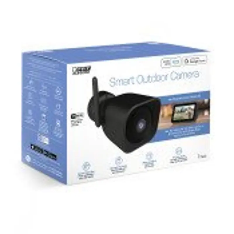 Feit Electric Cam/Wm/Wifi Smart Security Camera – 1080P Hd, Night Vision (50 Ft), Motion Detection, Single Unit 1