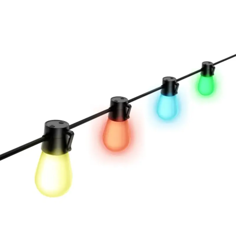 Feit Electric Lvsl24-12/Rgbw/Ag Smart Led String Lights – 12-Light, Multi-Color Rgbw, 120V, App-Controlled 1