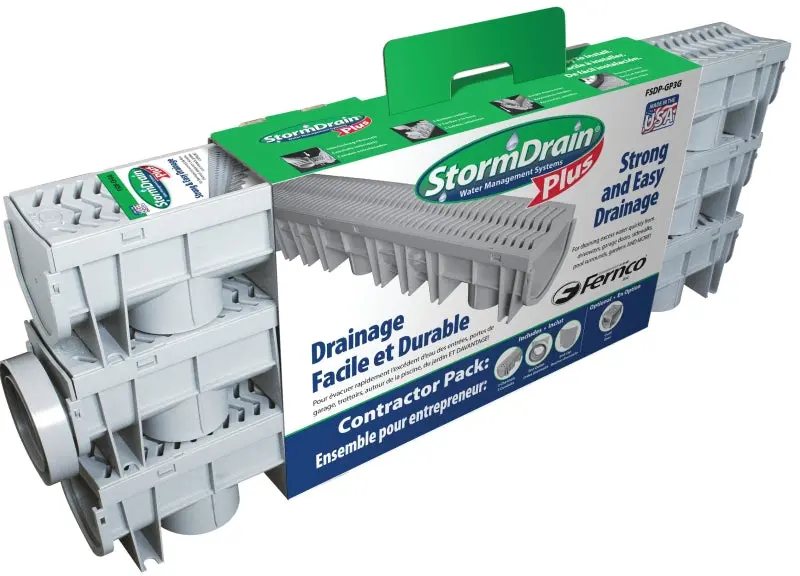 Fernco Fsdp-Gp3G Garage Drain Kit – 42-Inch Polypropylene Storm Drain System 1