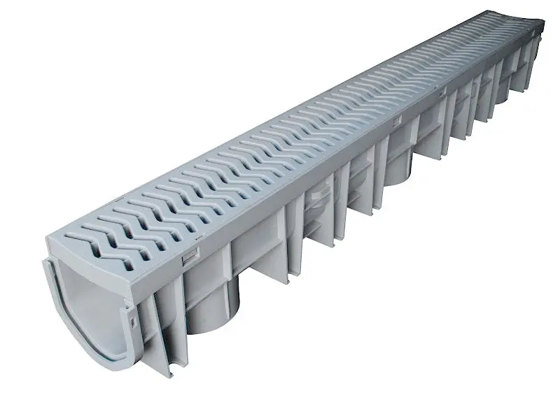 Fernco Stormdrain Fsdp-Chgg Linear Drain Channel With Grate – 39.5" Length, Polypropylene Co-Polymer 1