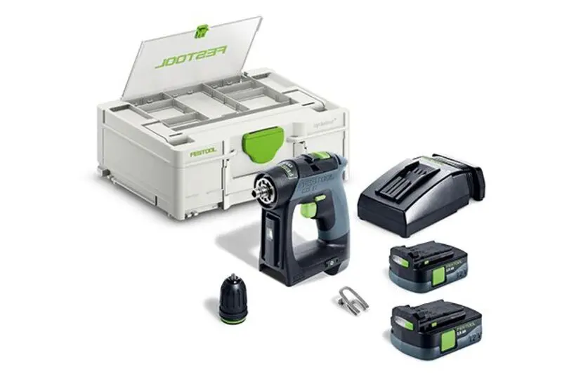 Festool 576868 Cxs 12 Cordless Drill — 12V, 2.5 Ah Plus Battery System 1
