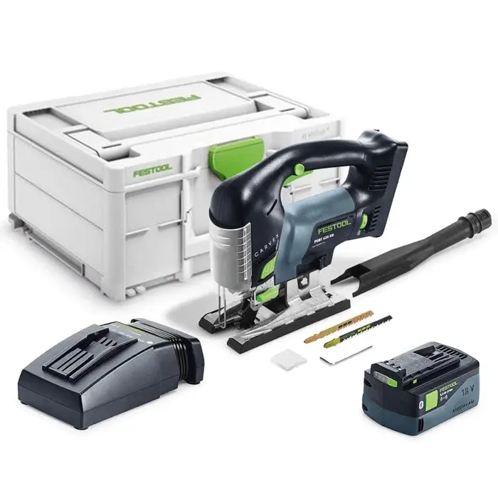 Festool Carvex Psbc 420 Eb Cordless Jigsaw Kit With Bluetooth & 4.0 Ah Battery 1