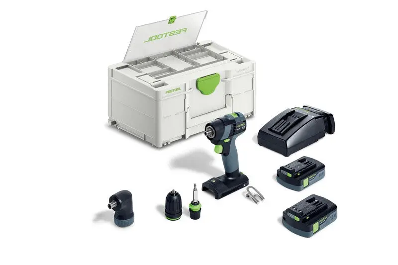 Festool Txs 18 Hpc Cordless Drill — 18V, 4.0 Ah Integrated Battery, I-Set Version 1