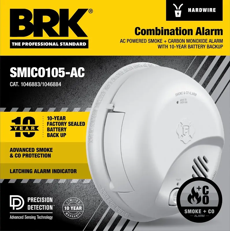 First Alert 1046884 Combination Smoke & Co Alarm – Dual-Sensor Protection With Ionization Technology 1