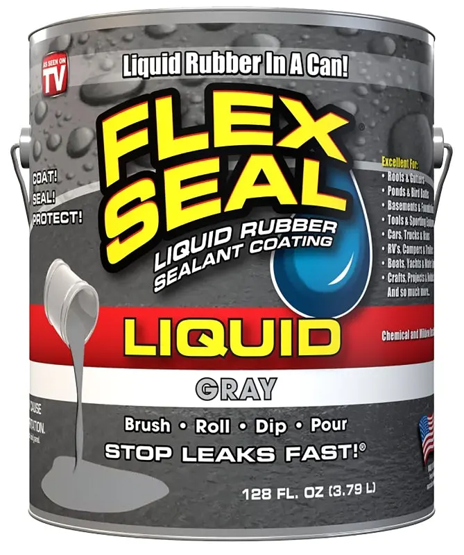 Flex Seal Lfsgryr01 Gray Rubberized Protective Coating – 1-Gallon Can 1