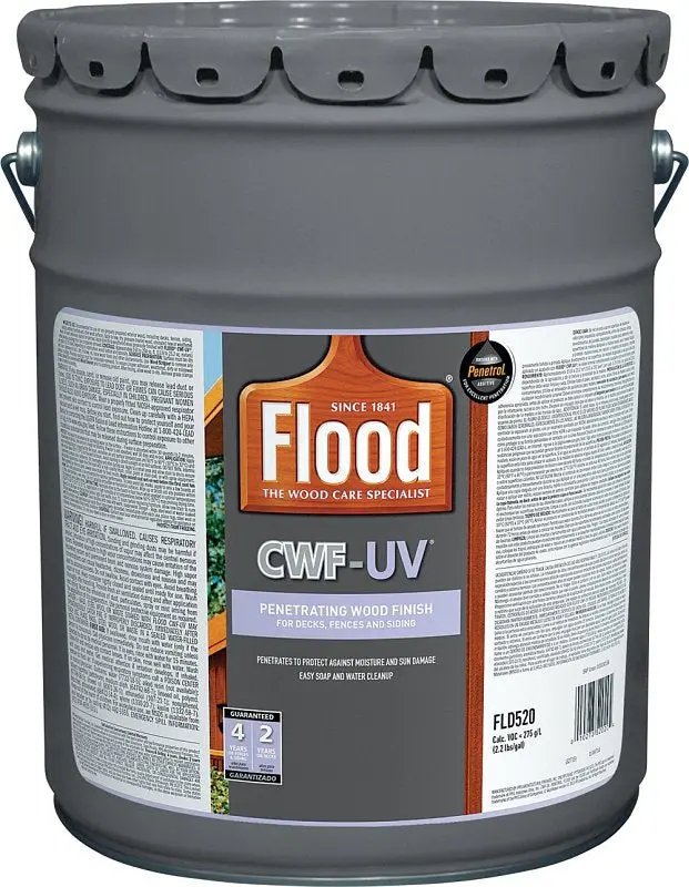 Flood Fld542-05 Natural Wood Finish – Liquid Stain, 5-Gallon Can 1