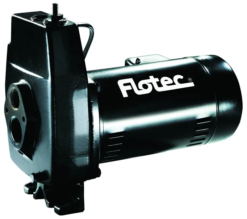 Flotec Fp4222-08 0.75 Hp Jet Pump — 115/230V Dual-Voltage, 1-1/4" Suction / 1" Discharge, 100-Foot Max Head Capacity 1