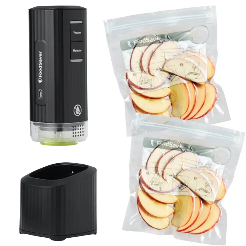 Foodsaver Cordless Handheld Vacuum Sealer – 2.5W Portable Food Preservation System, Black 1