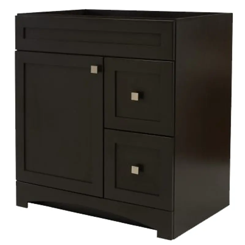 Foremost Monterrey Mxbv3021 Bathroom Vanity – 30" Wide, 34" Tall, Two-Drawer Design In Black Coffee Finish 1