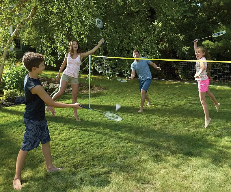 Franklin Sports Family Badminton Set – Complete Outdoor Game Kit With Rackets And Shuttlecocks 1