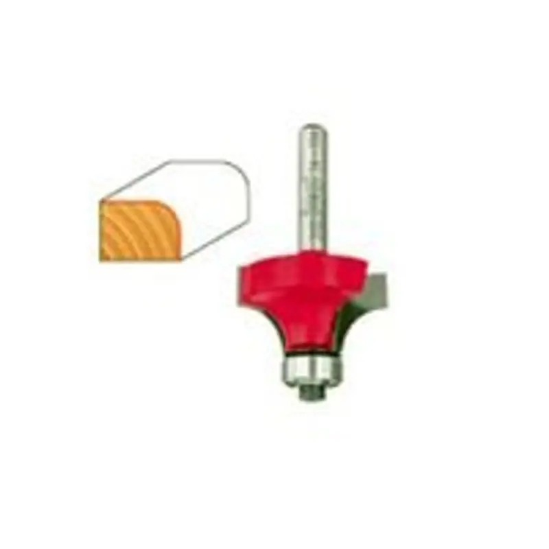 Freud 34-124 Series Router Bit – 1/2" Overall Diameter, 1-1/4" Cutter, 2-5/8" Oal, 1/2" Shank, 4-Cutter Carbide 1