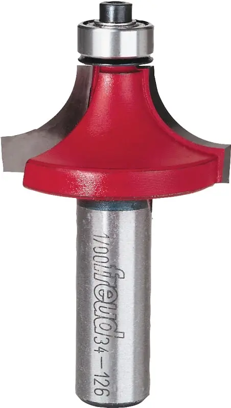 Freud 34-126 Router Bit – 1-5/8" Cutter Diameter, 2-3/4" Oal, 1/2" Shank, 4-Cutter Carbide 1
