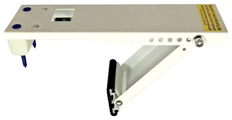 Frost King Light-Duty Ac Bracket – Epoxy-Coated Steel Mounting Support, White Finish 1