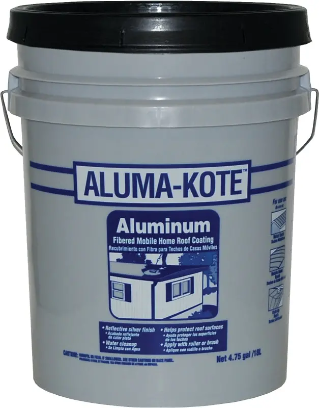 Gardner 6245-Ga Silver Mobile Home Roof Coating – 18-Liter Liquid Elastomeric Sealant 1
