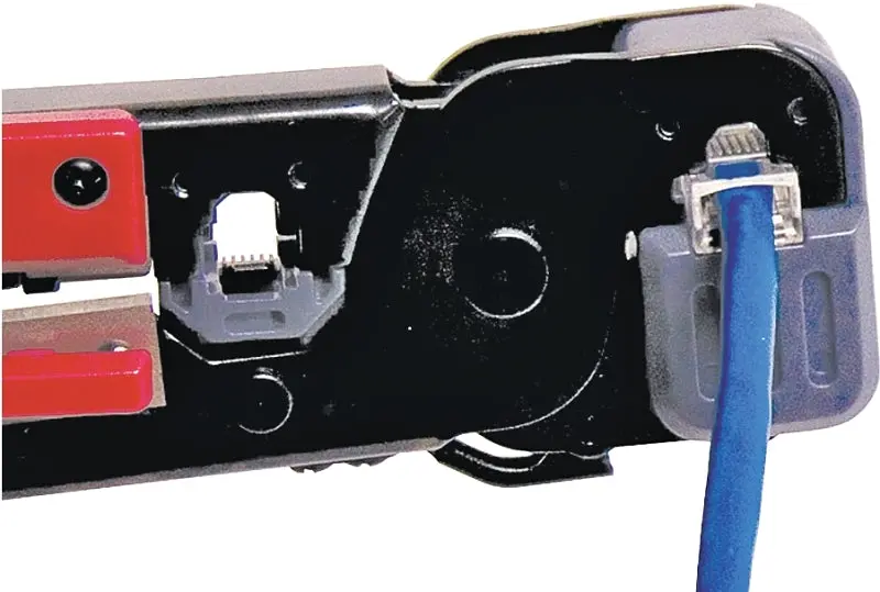 Gardner Bender Gmc-1145D Modular Plug Crimping Tool – Ergonomic Gripper Handle, 8-Inch Design 1