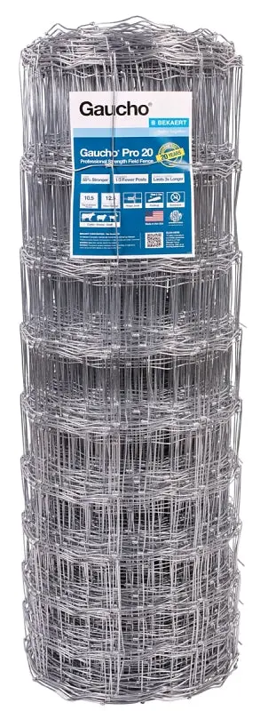 Gaucho Pro 118188 330-Foot Field Fence – 39-Inch Height, 12.5-Gauge Steel 1