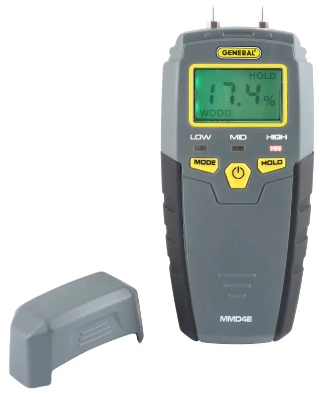 General Mmd4E Digital Moisture Meter – Measures Wood (5–50%) & Building Materials (1.5–33%) 1
