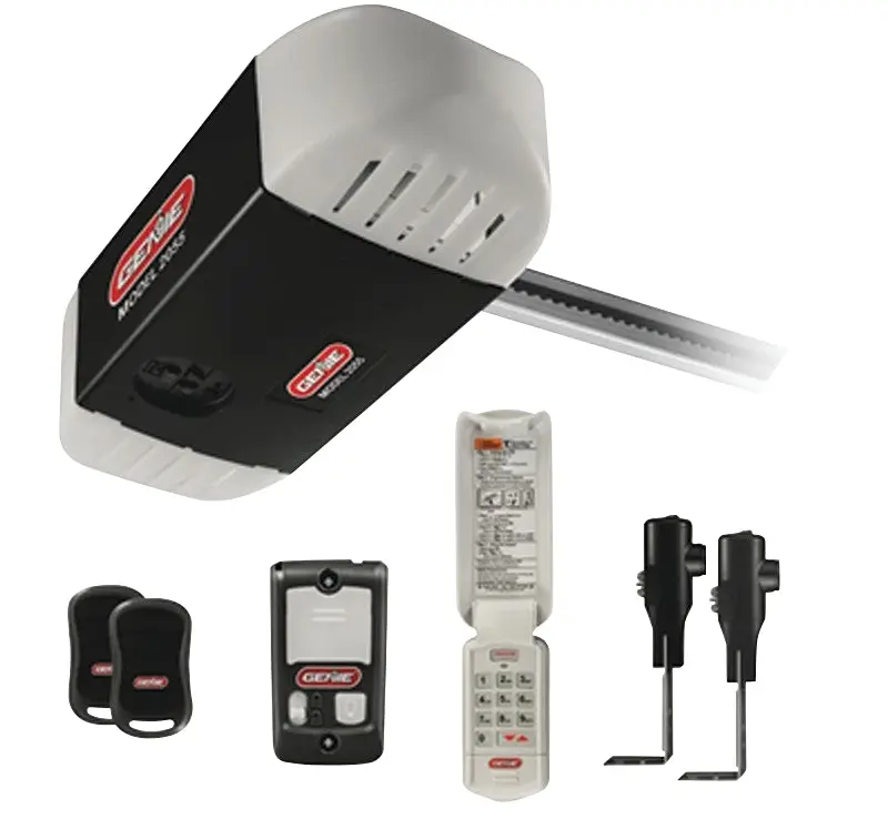 Genie Silentmax 38958V Garage Door Opener – Belt Drive, 60W Motor With Remote Kit 1