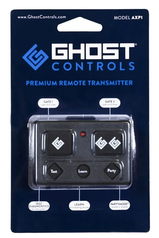 Ghost Controls Axp1 5-Button Remote Transmitter – Lithium-Powered, 100-Foot Range 1