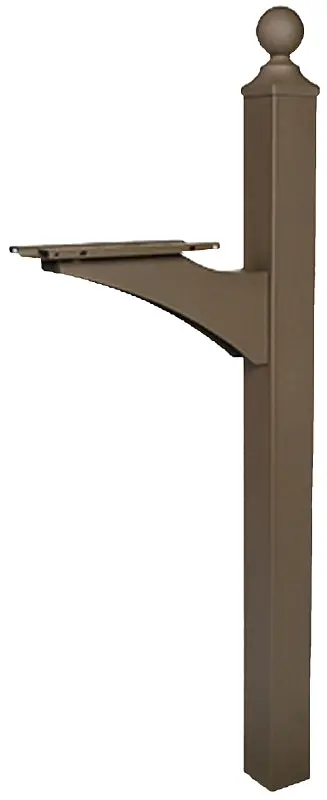 Gibraltar Landover Aluminum Mailbox Post – 56.4-Inch Height, 21.4-Inch Base Length, Rust-Resistant Finish 1
