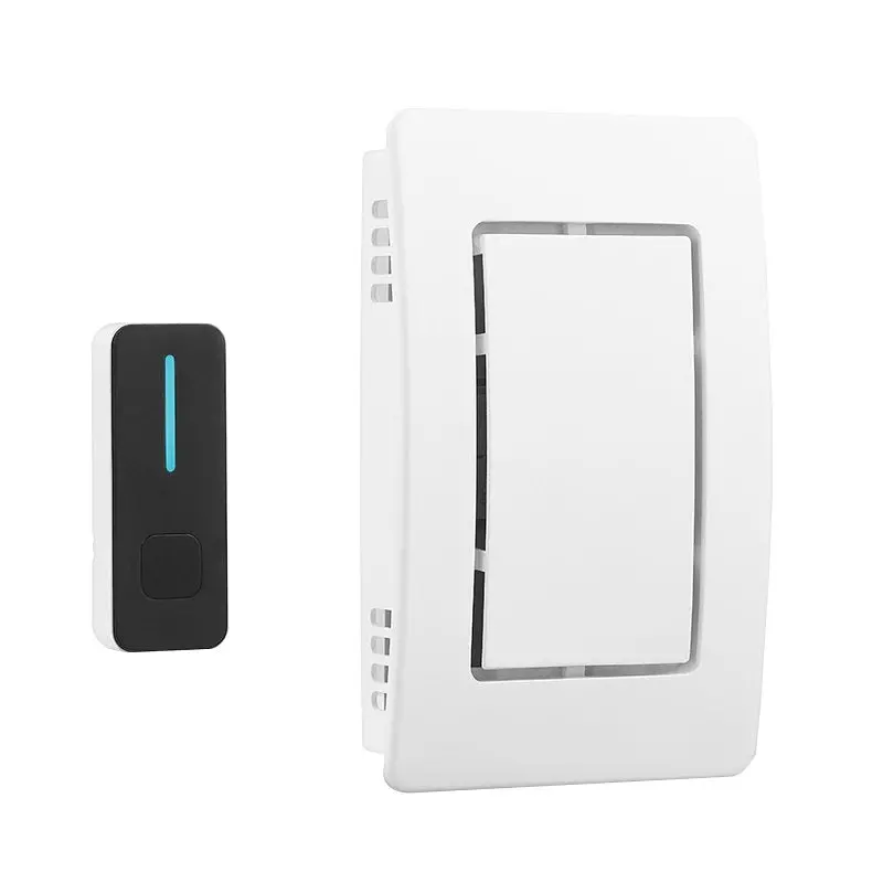 Globe 18000156 Wireless Doorbell Chime – Battery-Powered, 85 Db Alert, 16V Compatible, Sleek White Design 1