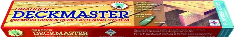 Grabber Deckmaster Dmp100-10 Hidden Fastening Bracket – Powder-Coated For 3/4-Inch Deck Boards 1